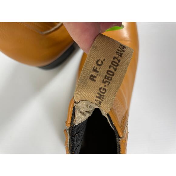 D'ALEX Leather Chelsea Boot Size 7 Western Cowboy Casual Pull On Fall - Picture 13 of 14